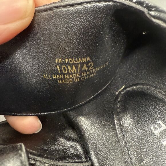 Kelly & Katie womens pollana platform wedge sandal size 10 black summer casual - Picture 5 of 6